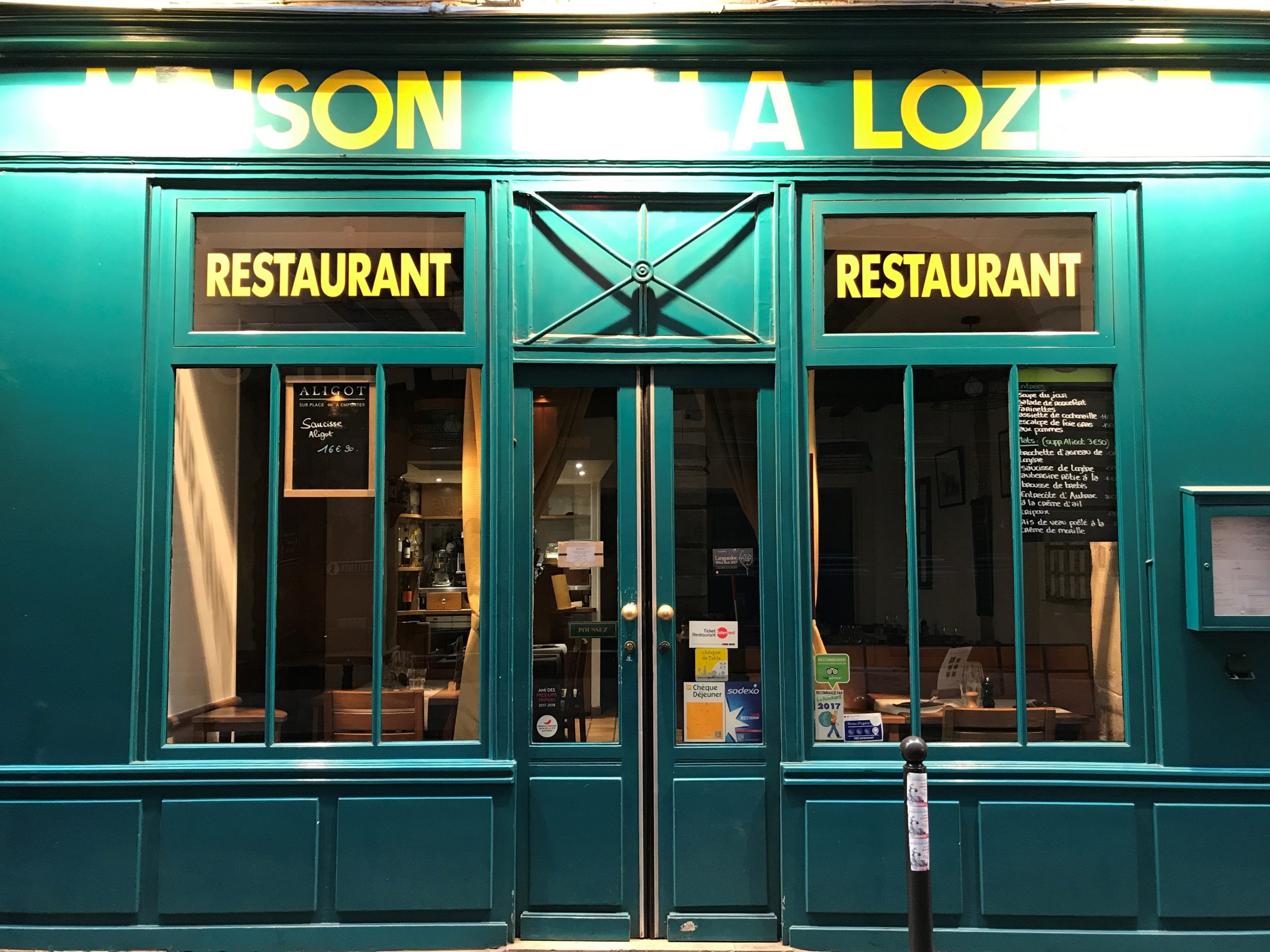 La Maison De Lozère Restaurant Paris Ventana Blog