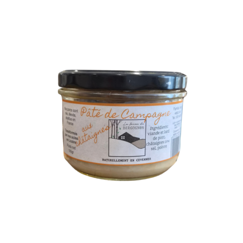 PÂTÉ AUX CHÂTAIGNES - La ferme du Bergognon