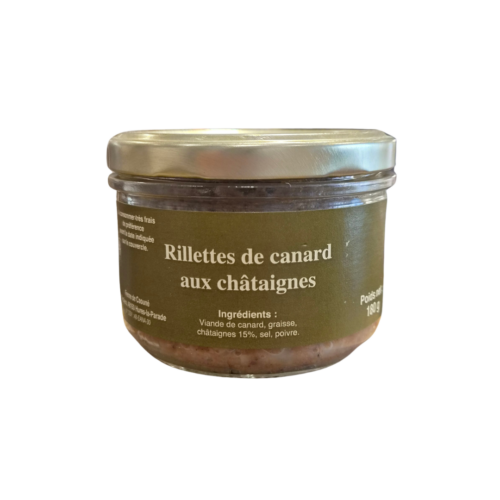 RILLETTES DE CANARD AUX CHÂTAIGNES - Ferme du Caouné