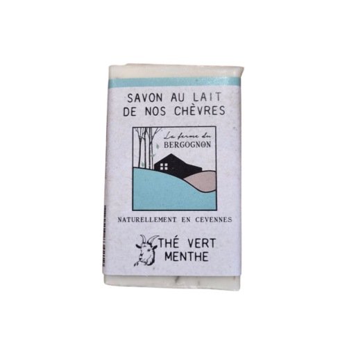 SAVON AU THÉ VERT MENTHE - La ferme du Bergognon